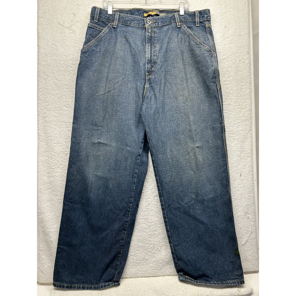 Levis Mens Size 38X30 SilverTab Vintage Y2K Carpenter Denim Jeans (T7)